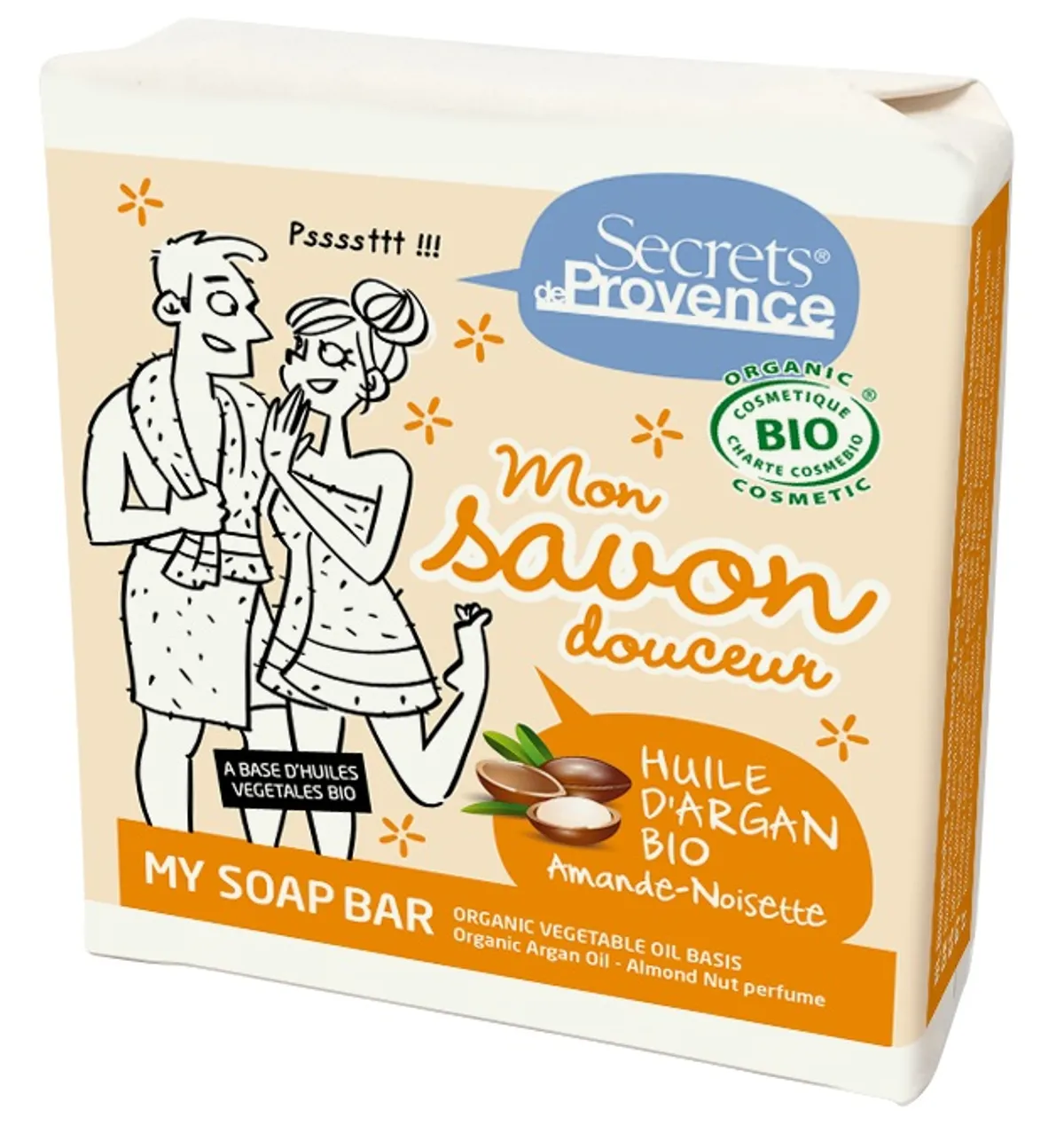 Secrets de Provence Savon Huile Argan Bio 100g