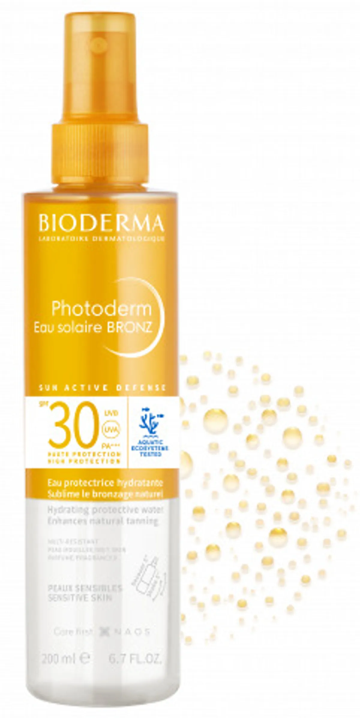 Bioderma Photoderm Eau Solaire Bronz IP30 200ml