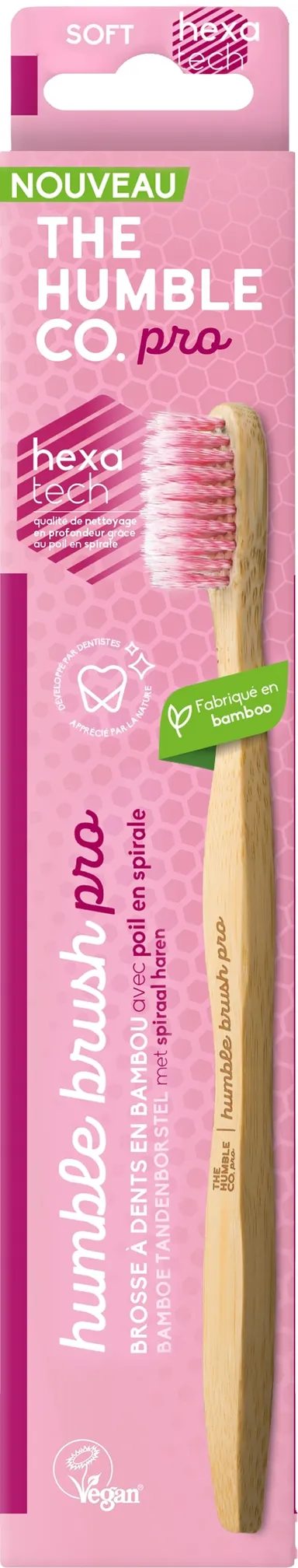 Humble Pro Bamboe Roze Volwassene