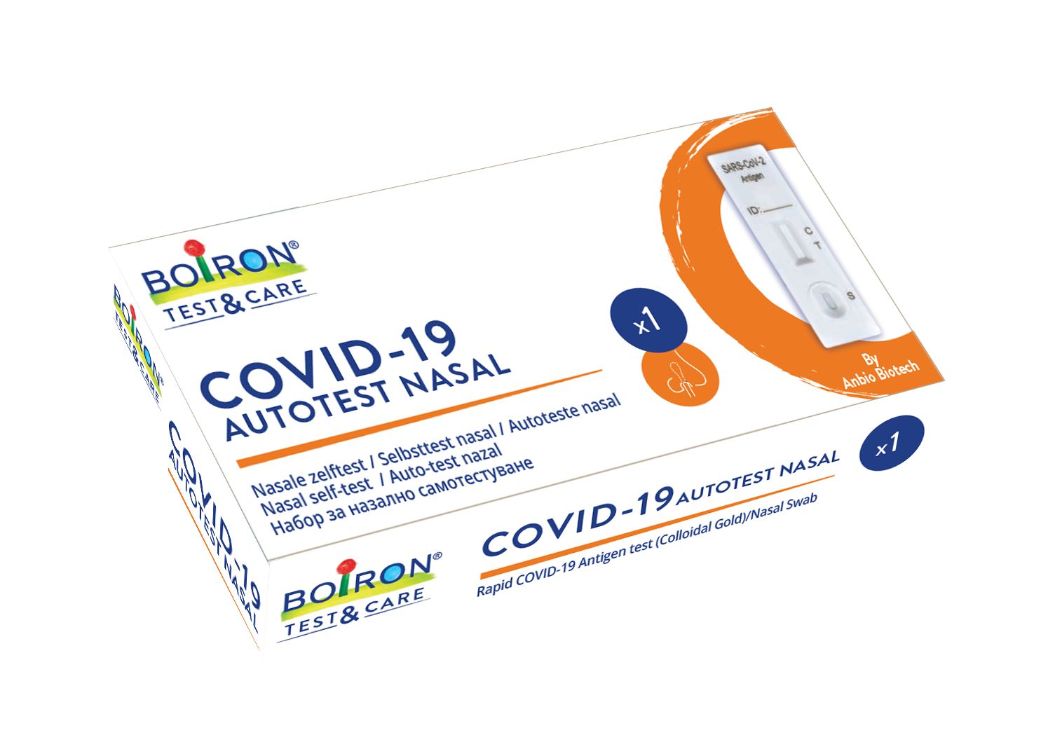 Boiron Covid-test Neus Zelftest 1 Test - Boiron