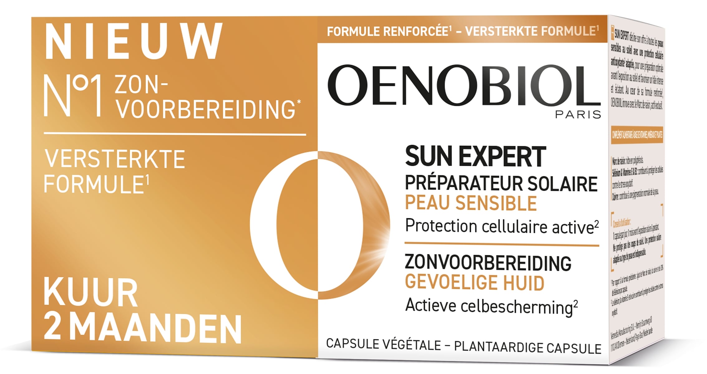 Oenobiol Sun Expert Gevoelige Huid Voorbereiding op de Zon - 2x30 Capsules - Oenobiol