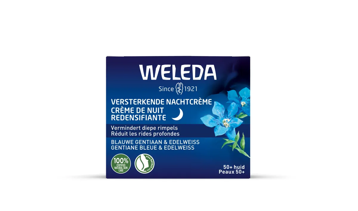 Weleda Crème de Nuit Redensifiante Gentiane Bleue & Edelweiss 40ml