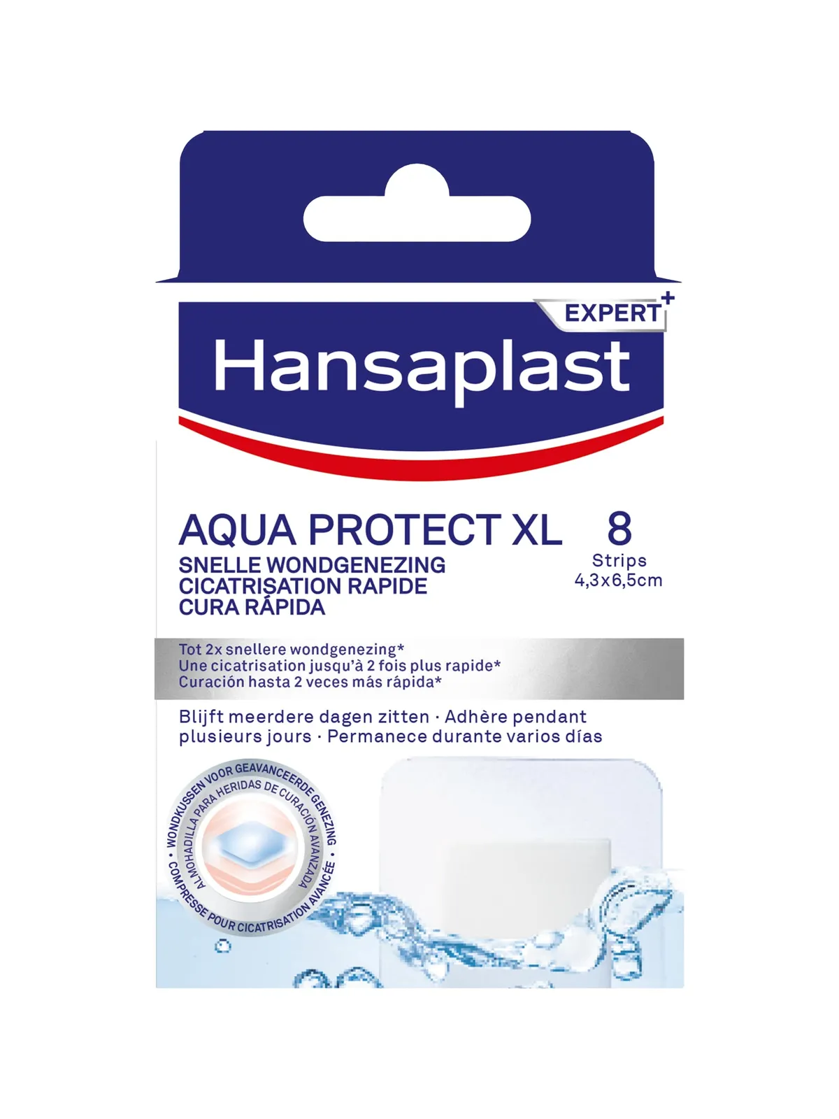 Hansaplast Aqua Protect Cicatrisation Rapide XL 8 Pièces