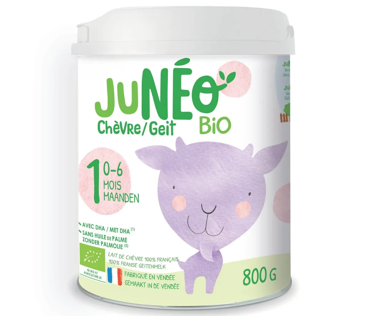 Juneo 1 Bio Geitenmelk 0-6 Maanden 800 g