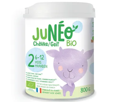 Juneo 2 Bio Geitenmelk 6-12 Maanden 800 g