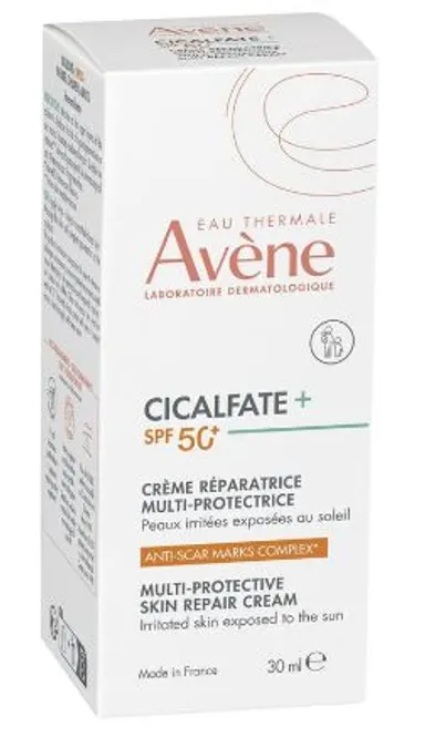 Avène Cicalfate+ Spf50+ Mutli-Beschermende Herstellende Crème 30Ml