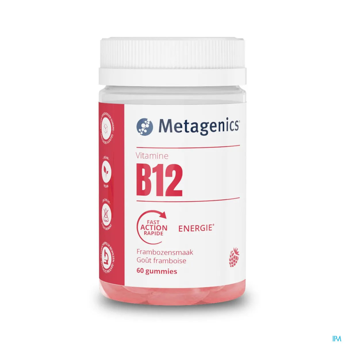 Vitamines B12 Framboise 60 Gummies
