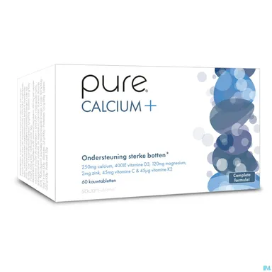 Pure Calcium + 60 Kauwtabletten