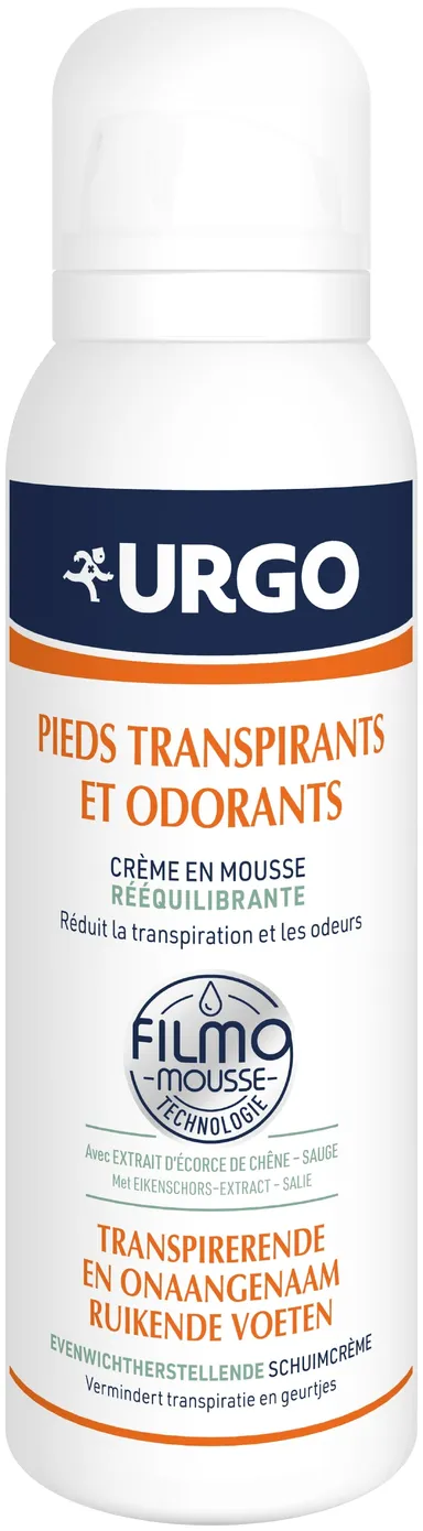 Urgo Filmo Mousse Pieds Transpirants et Odorants 125ml