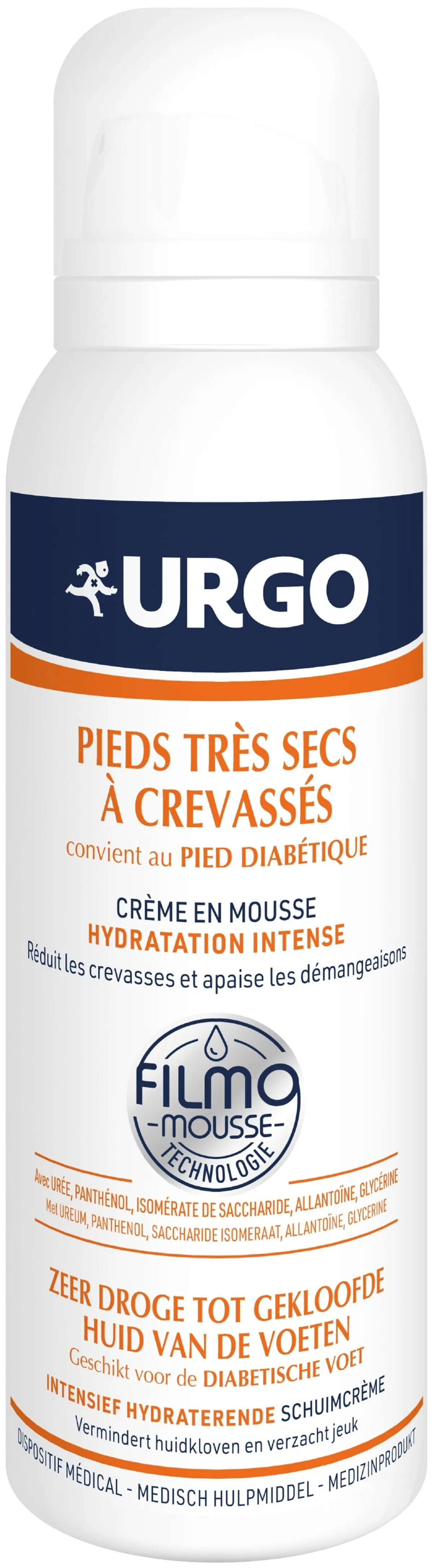 Urgo Filmomousse Zeer Droge tot Gekloofde Voeten 125 ml