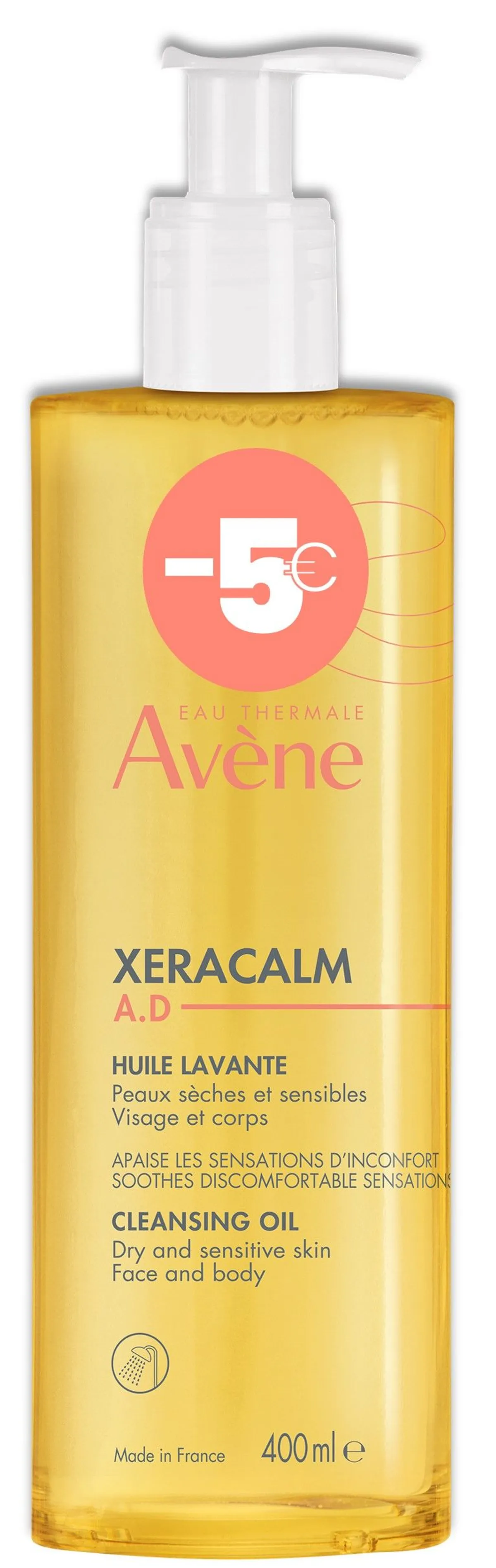 Avène XeraCalm A.D Relipiderende Reinigingsolie 400ml