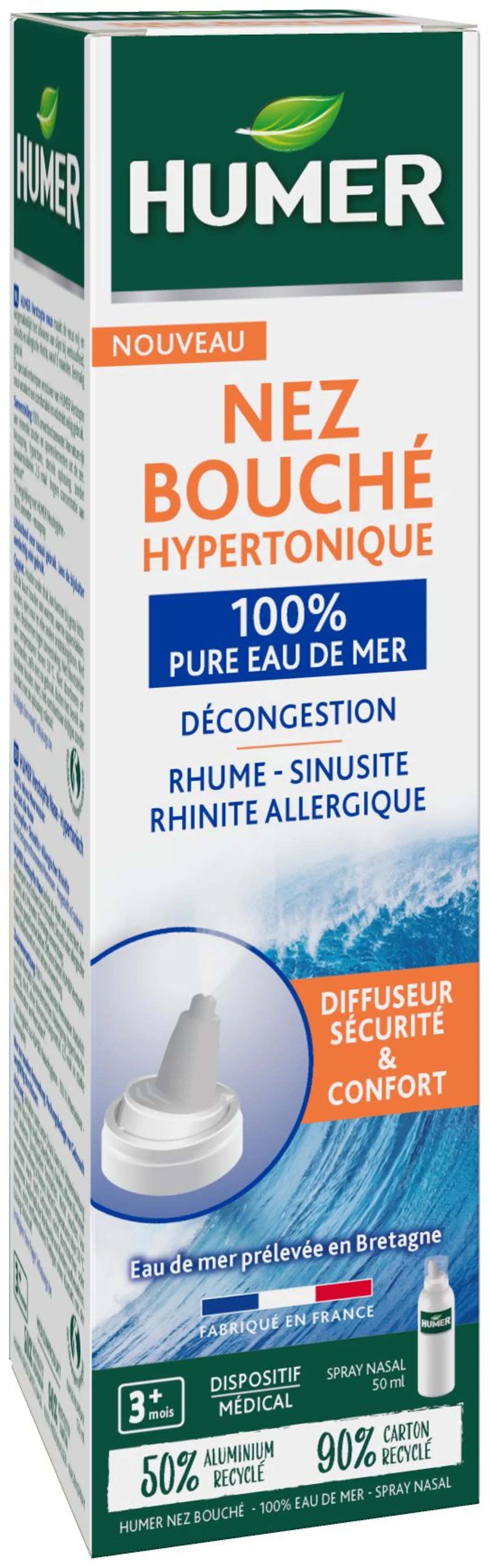 Humer Nez Bouché Hypertonique 50ml
