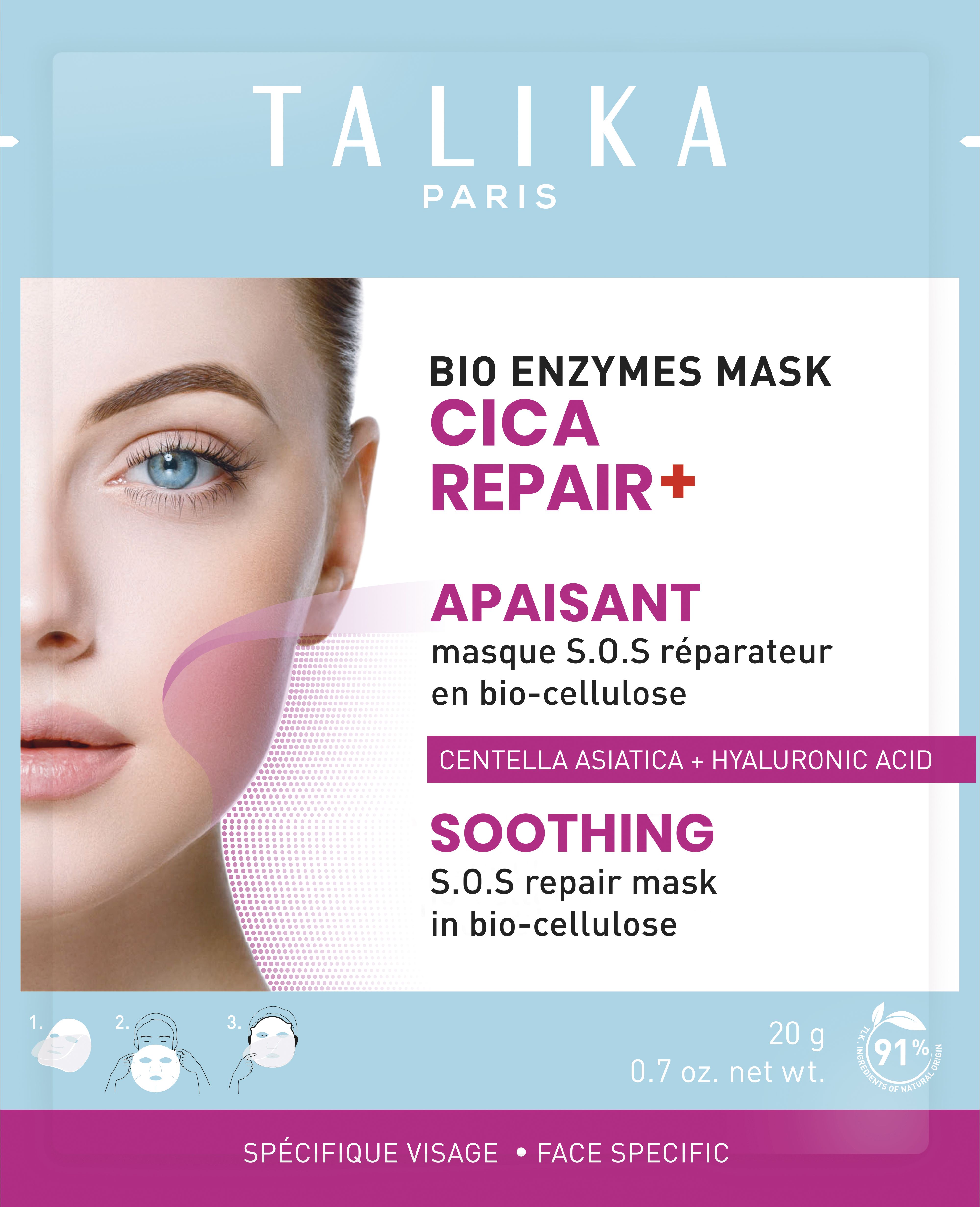 Talika Bio Enzymes Mask Cica Repair Kalmerend 20 g - Talika