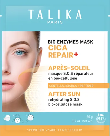 Talika Bio Enzymes Mask Cica Repair+ Après-Soleil 20g