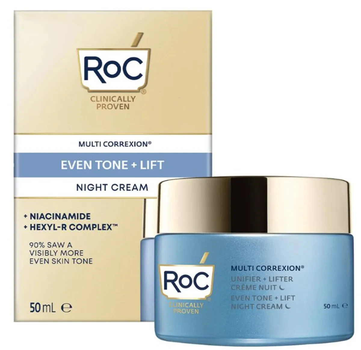 RoC Multi Correxion Even Tone + Lift Nachtcrème 50 ml