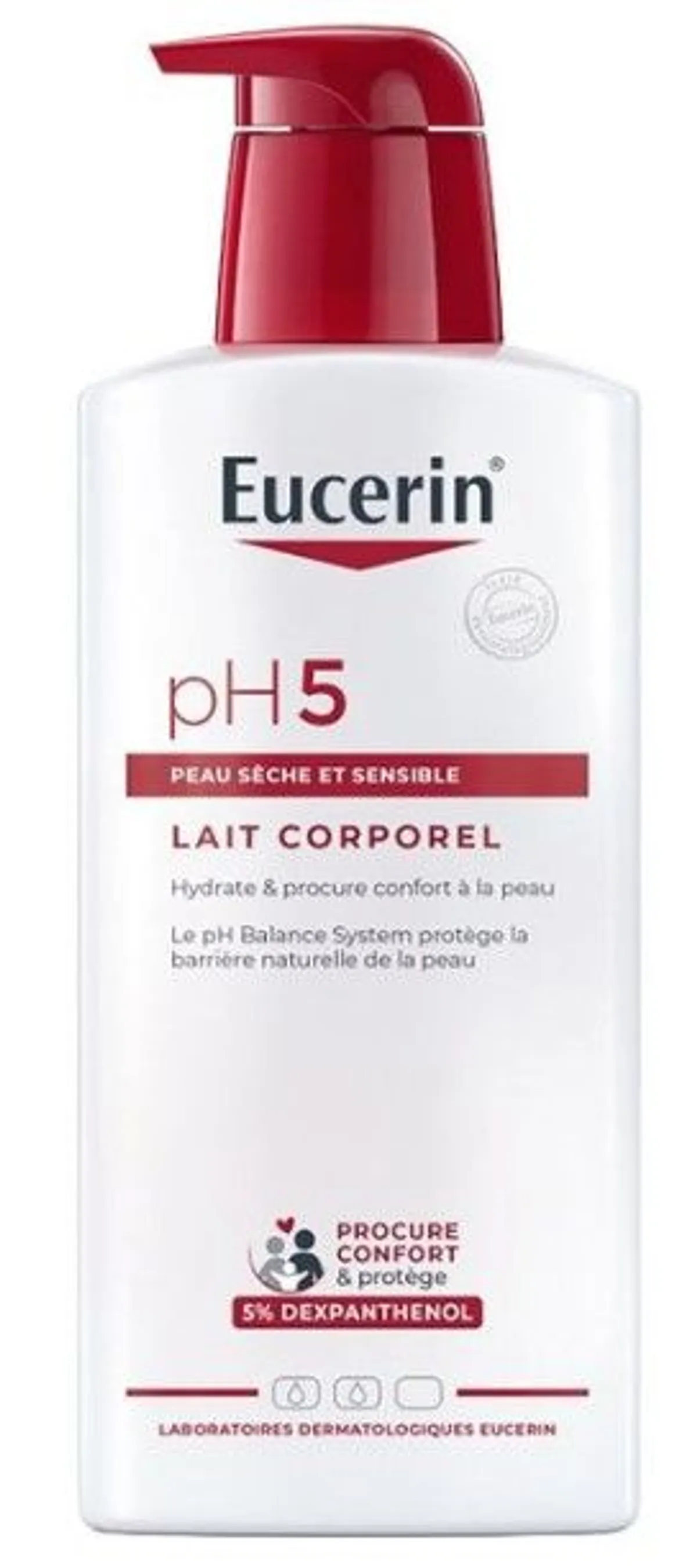 Eucerin pH5 Lait Corporel Peau Sèche et Sensible avec pompe 400 ml