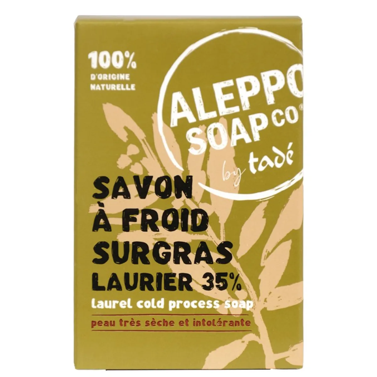 Tadé Savon Alep Surgras Laurier Noble 35% 150gr