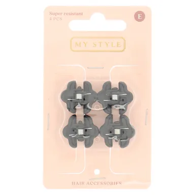 My Style Haaraccessoires Nylon Haarklem Zwart 1,5 cm