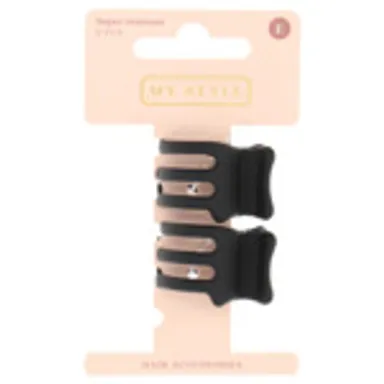 My Style Haaraccessoires Basic Haarklem Matzwart 2 cm