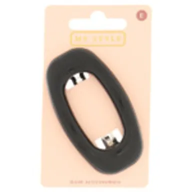 My Style Accessoires Cheveux French Clip Basic Noir Brilliant