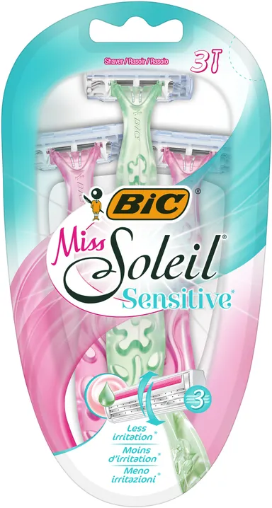 Bic Rasoir Miss Soleil Sensitive 3 Rasoirs