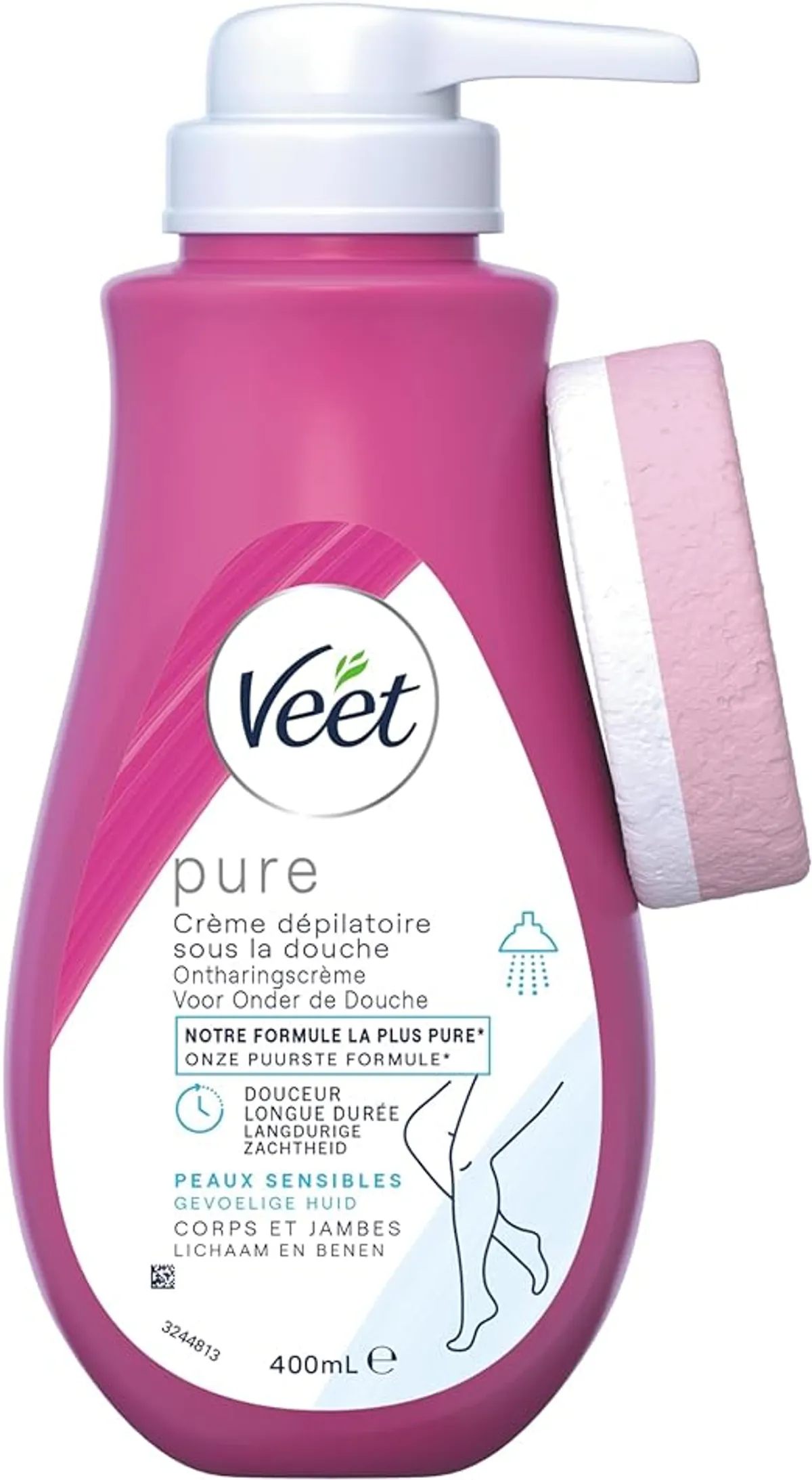 Veet Pure Ontharingscrème Gevoelige Huid 400 ml