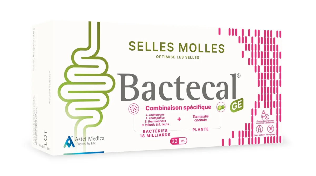 Bactecal Selles Molles 32 Capsules