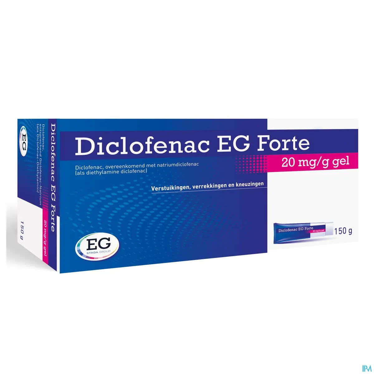 Diclofénac EG Forte 20mg/g Gel 150g