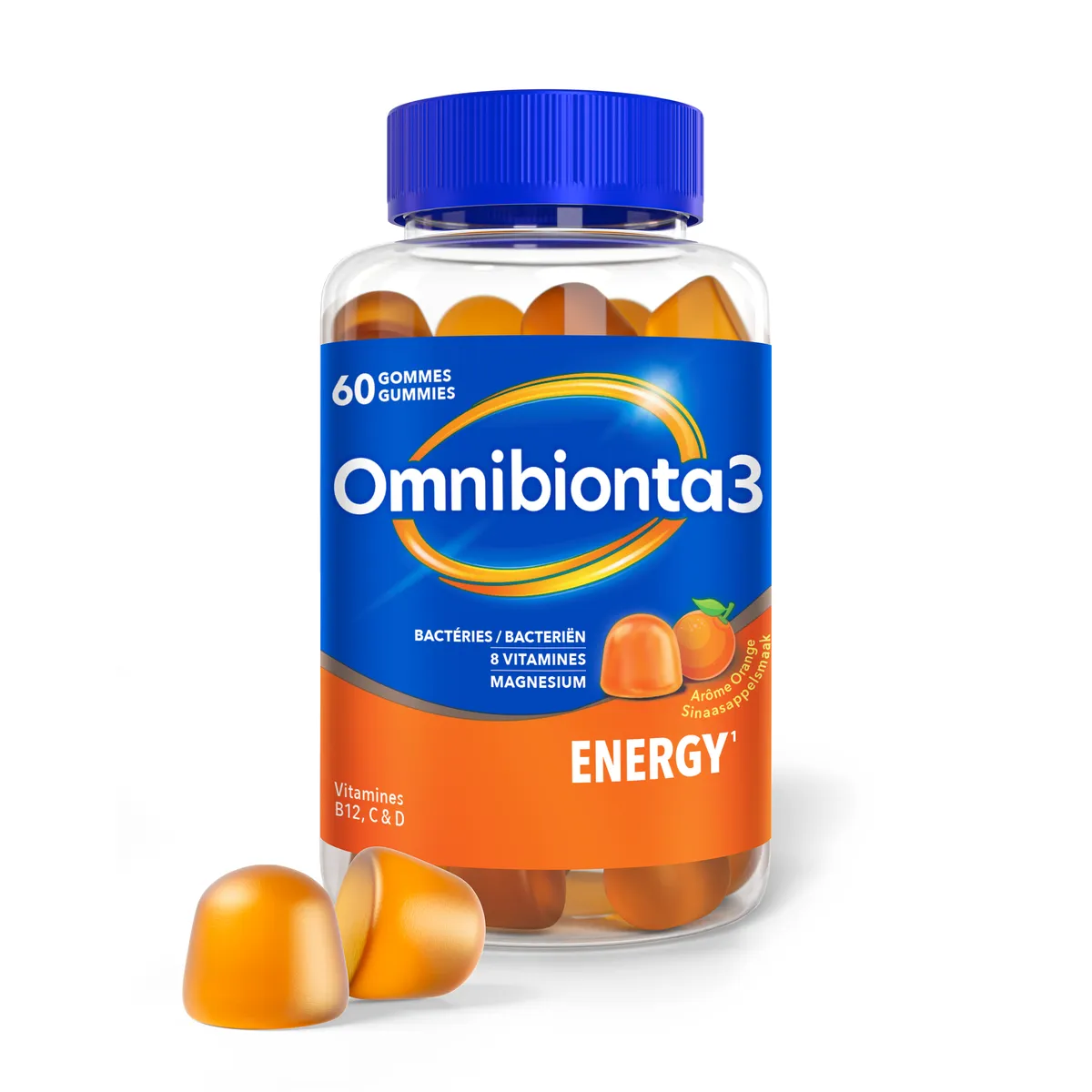 Omnibionta 3 Energy Gummies 60 Pièces