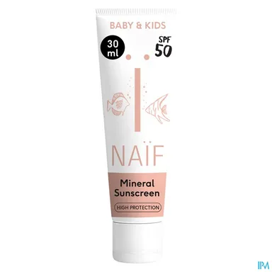 Naïf Baby & Kids Minerale Zonnecrème SPF50 30 ml