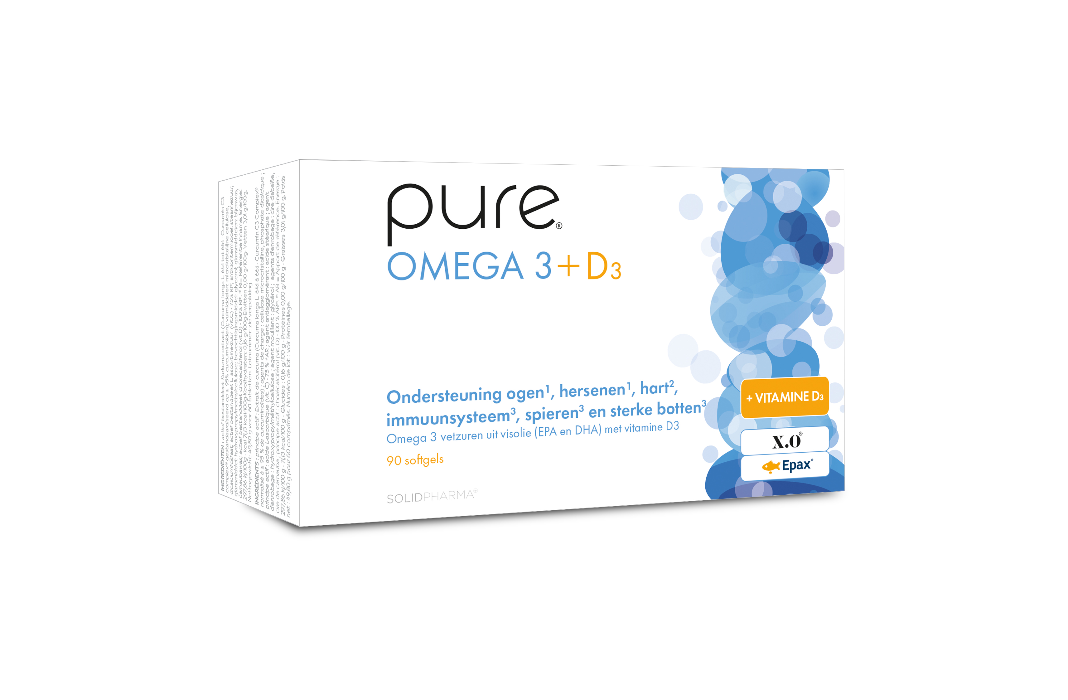 Pure Omega 3 + D3 90 Softgels - Pure