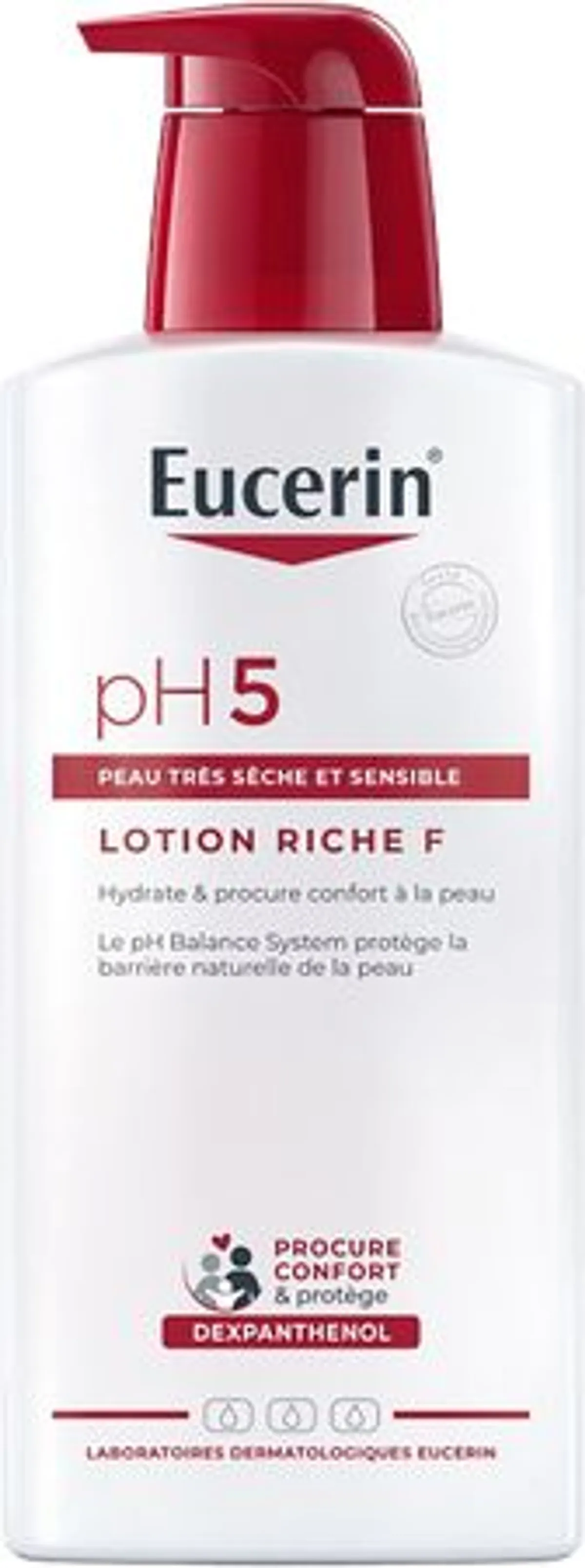 Eucerin pH5 Rijke Lotion F Zeer Droge en Gevoelige Huid met pomp 400ml