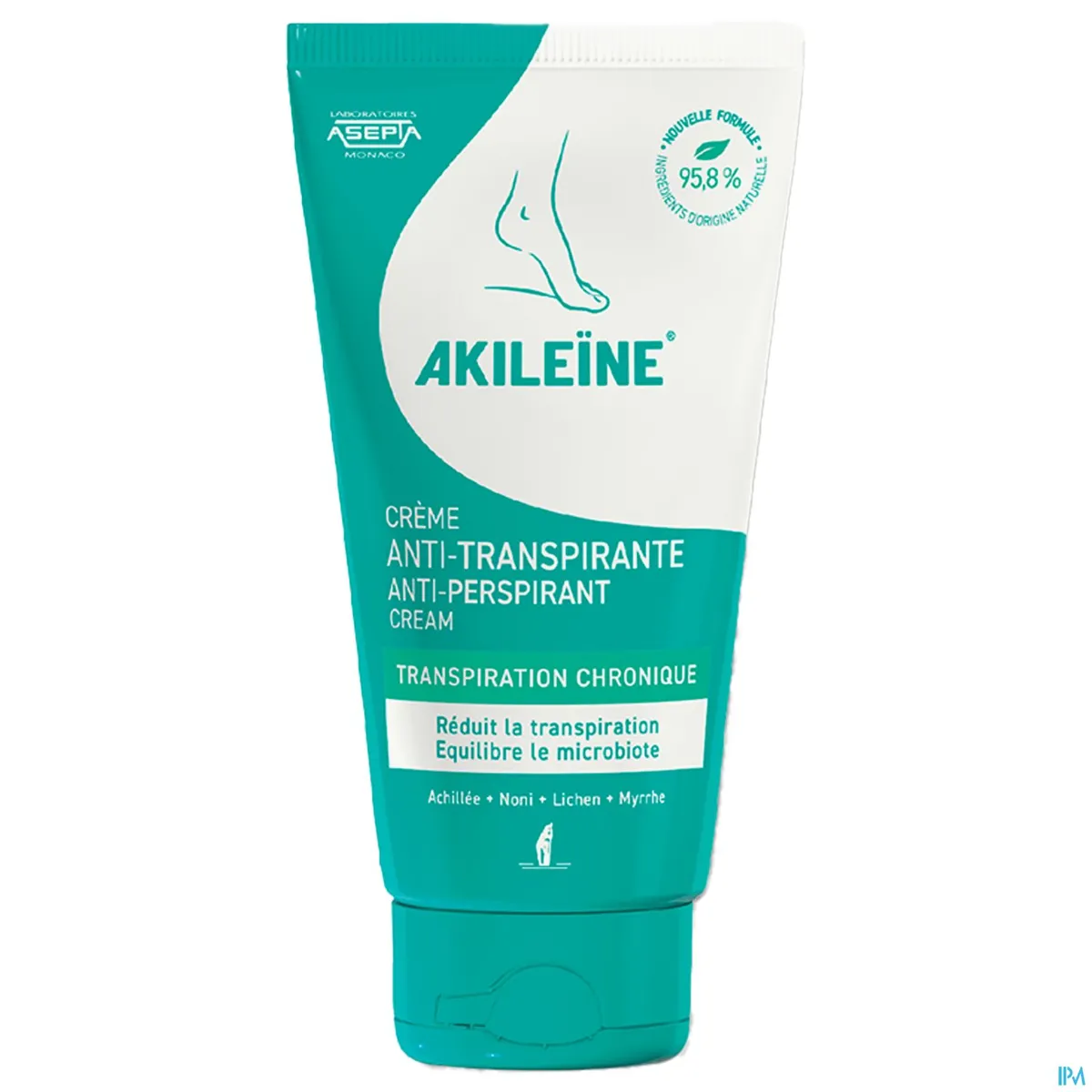 Akileine Crème Anti Transpirante 75ml