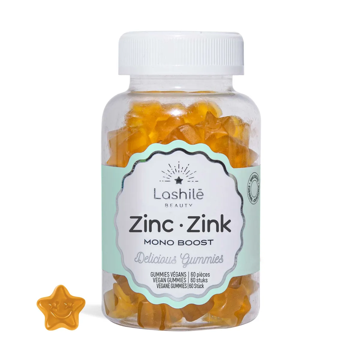 Lashile Beauty Zinc Mono Boost 60 Gommes