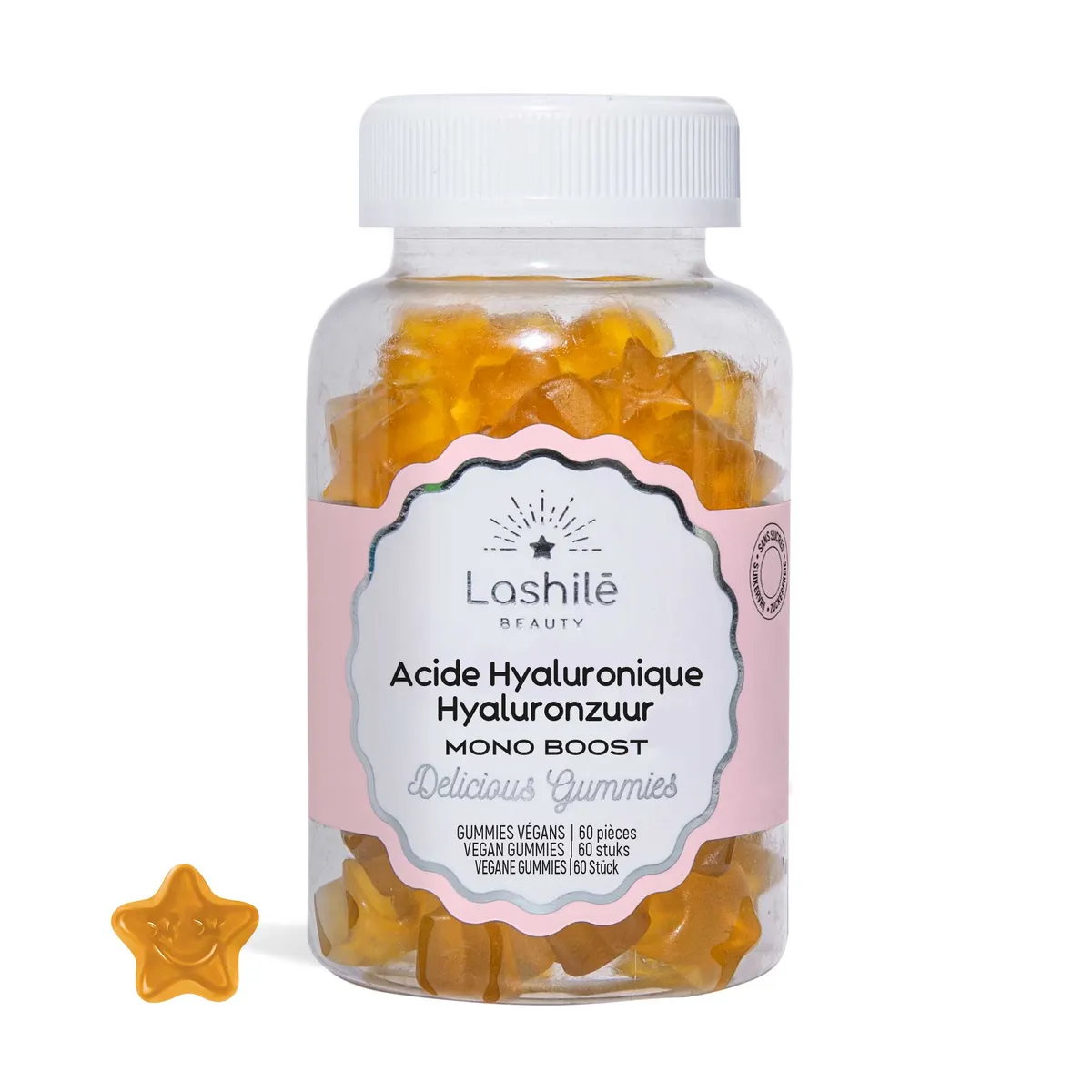 Lashilé Beauty Hyaluronzuur Mono Boost 60 Gummies