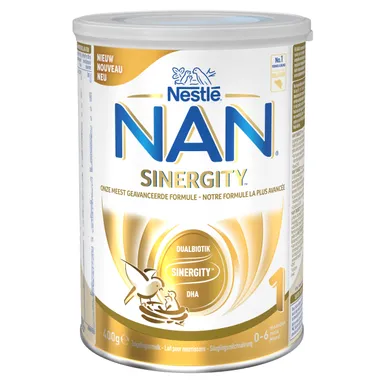 Nestlé Nan Sinergity 1 Lait pour Nourrissons 0-6 Mois 400g