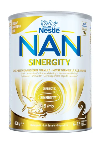Nestlé NAN Sinergity 2 Lait de Suite 6-12 Mois 800g