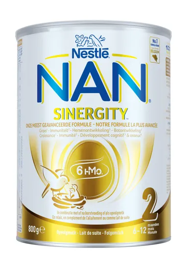 Nestlé NAN Sinergity 2 Lait de Suite 6-12 Mois 800g