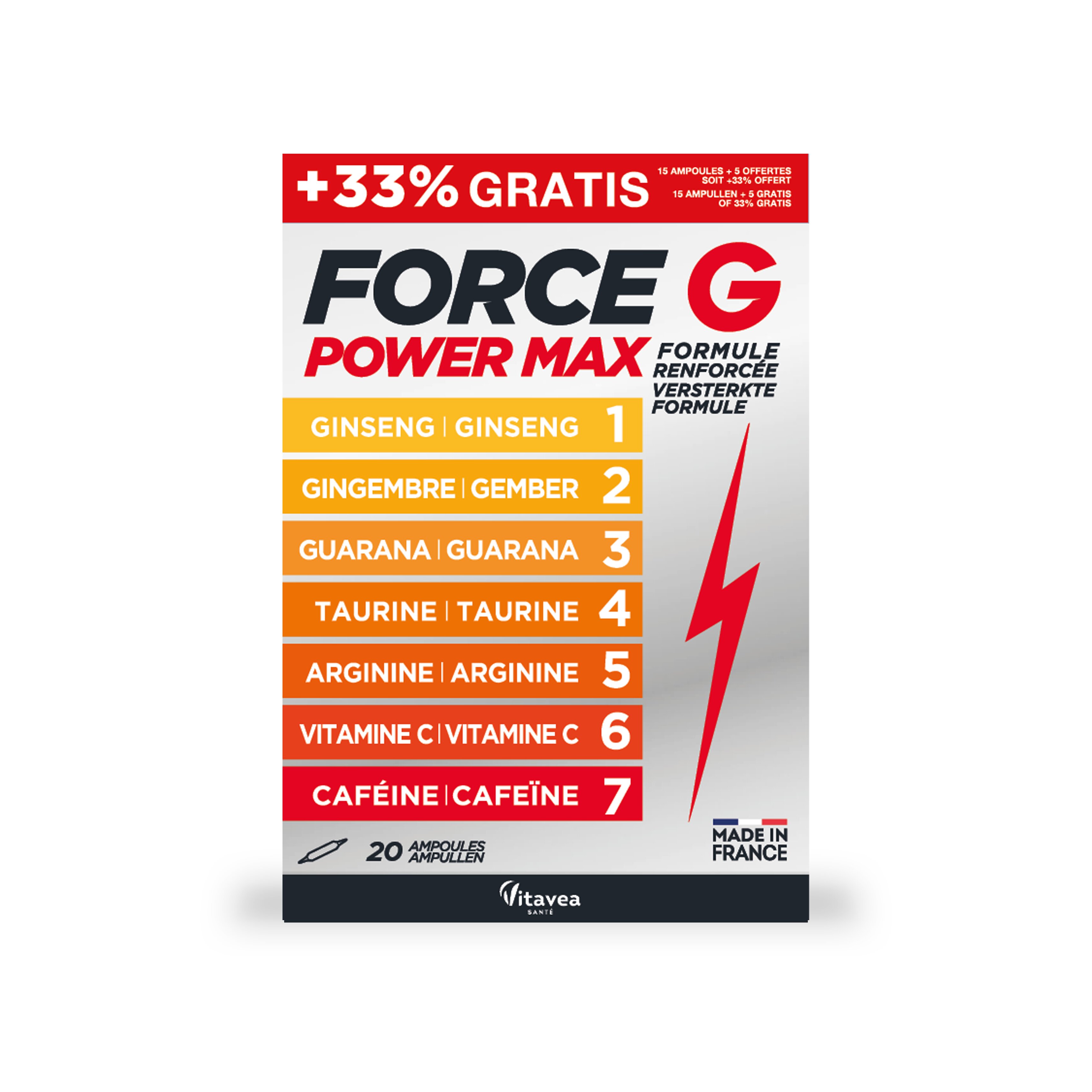 Vitavea Force G Power Max 20 Ampullen