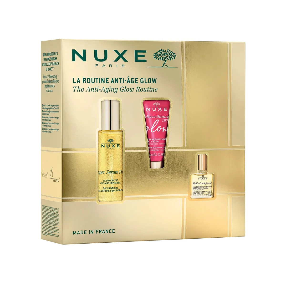 Nuxe Geschenkdoos La Routine Anti-Age Glow 3 Producten