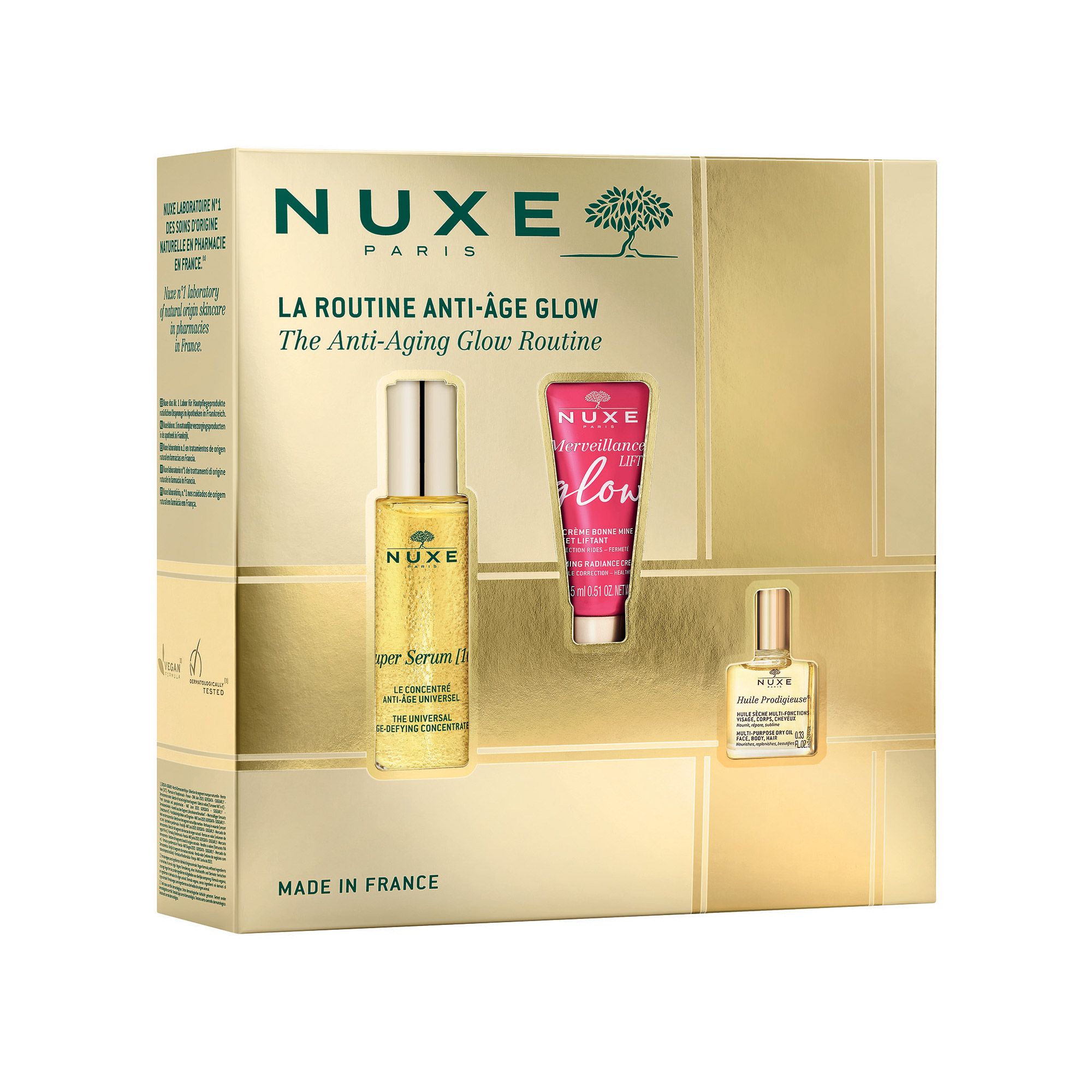 Nuxe Geschenkdoos La Routine Anti-Age Glow 3 Producten - Nuxe