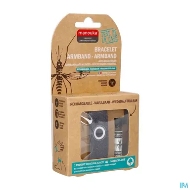 Manouka Bracelet Anti-Moustiques Silver
