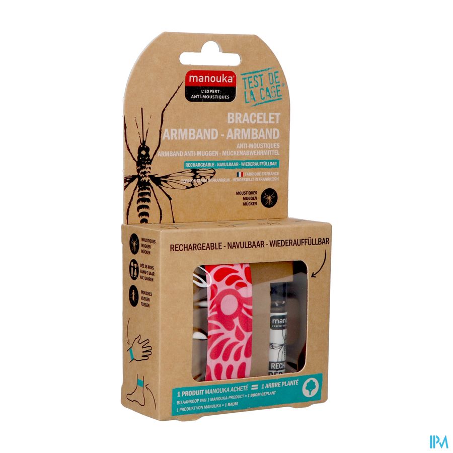 Manouka Muggenwerende Armband Bloemblaadjes - Manouka