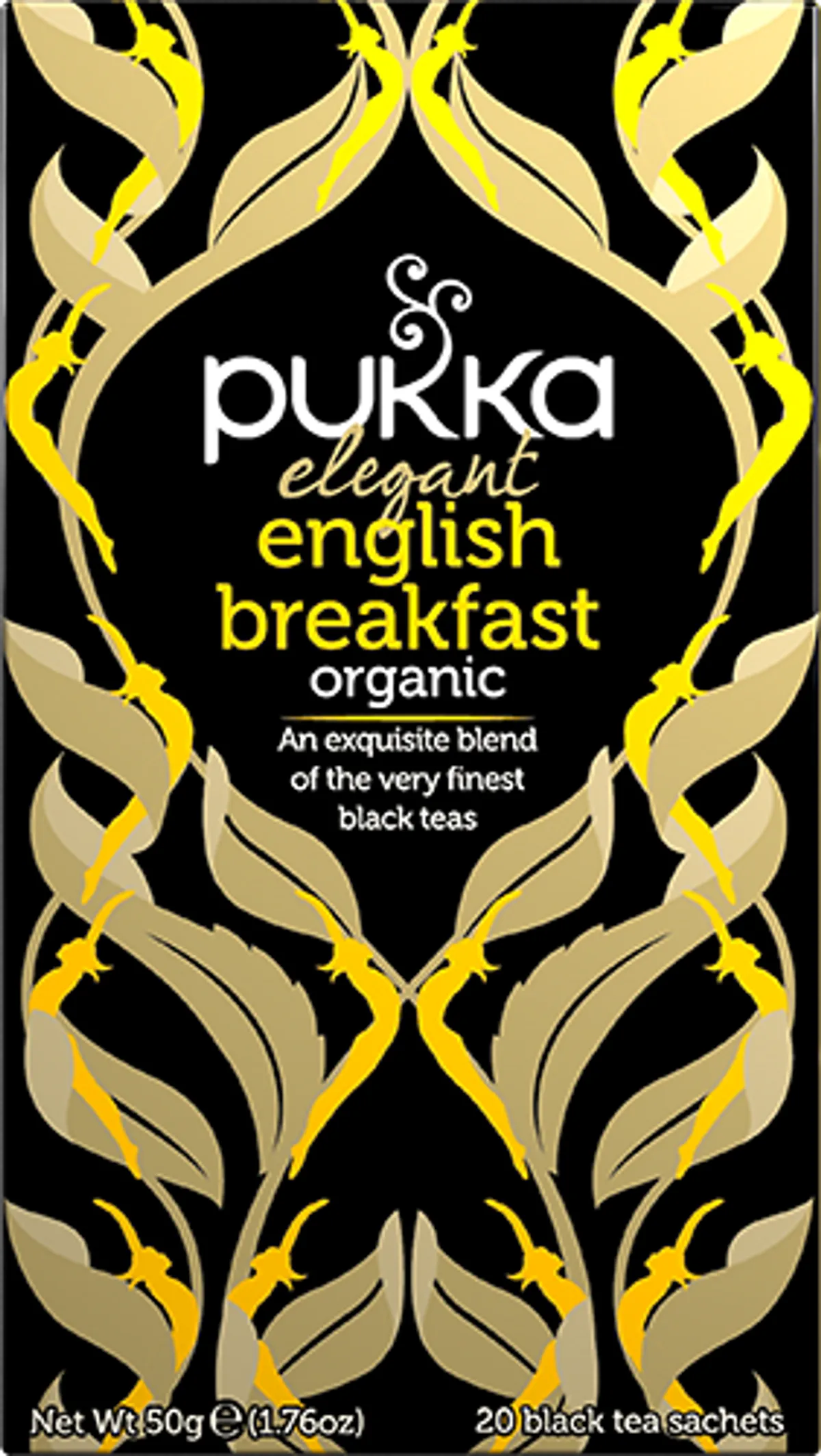 Pukka English Breakfast Elegant Rich Organic 20 Zakjes