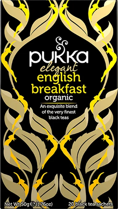 Pukka English Breakfast Elegant Rich Organic 20 Zakjes