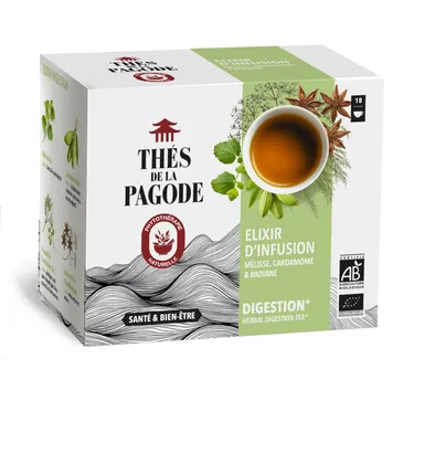 Thés De La Pagode Yin & Yang Digest 18 Sachets