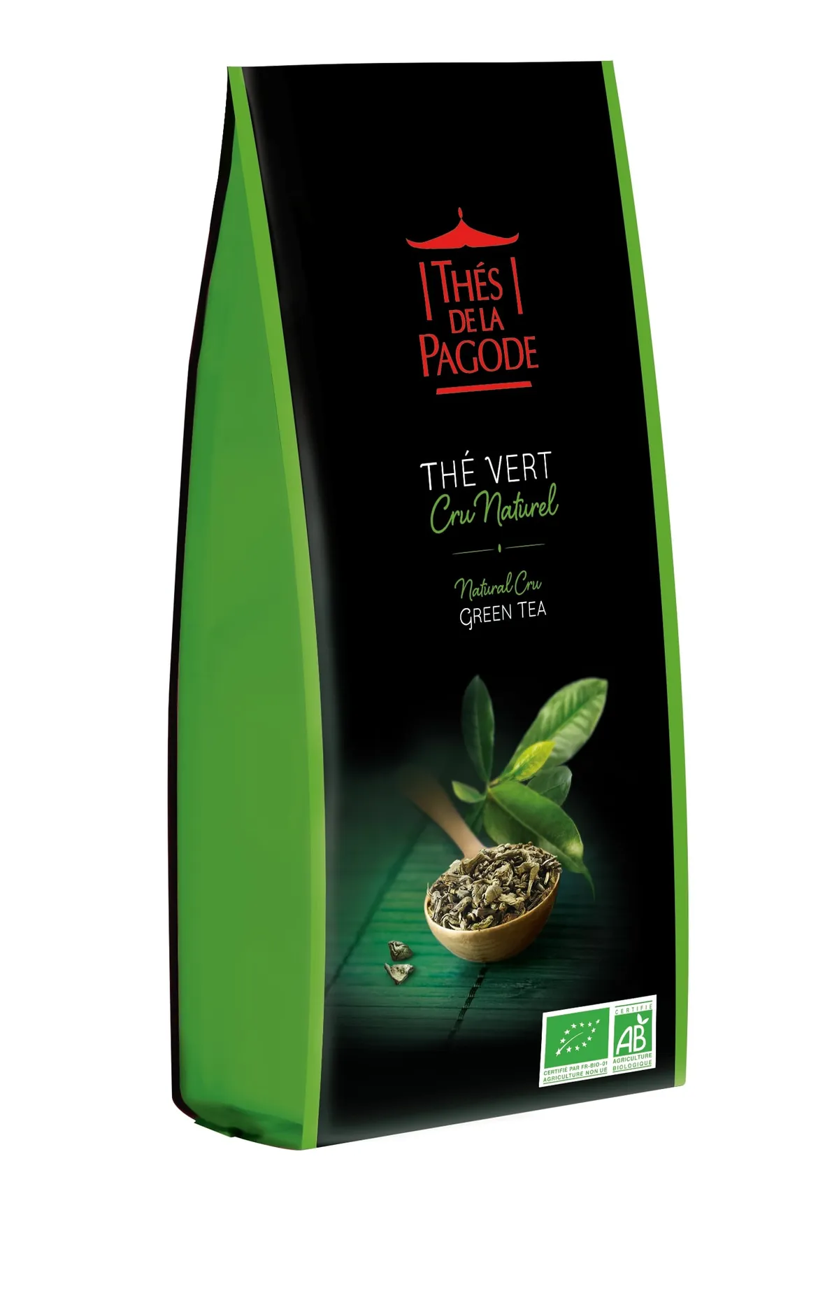 Thés De La Pagode Natuurlijke Rauwe Groene Thee 100g