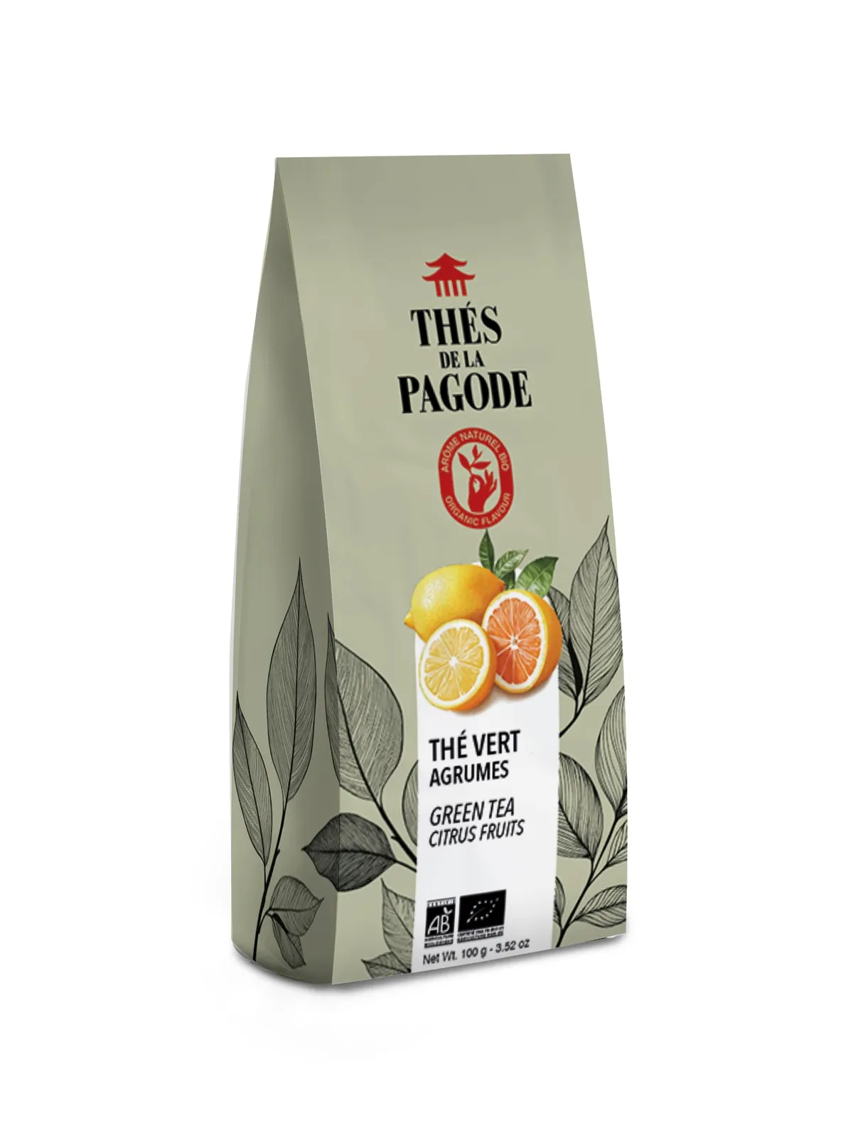 Thés De La Pagode Thé Vert Agrumes 100g