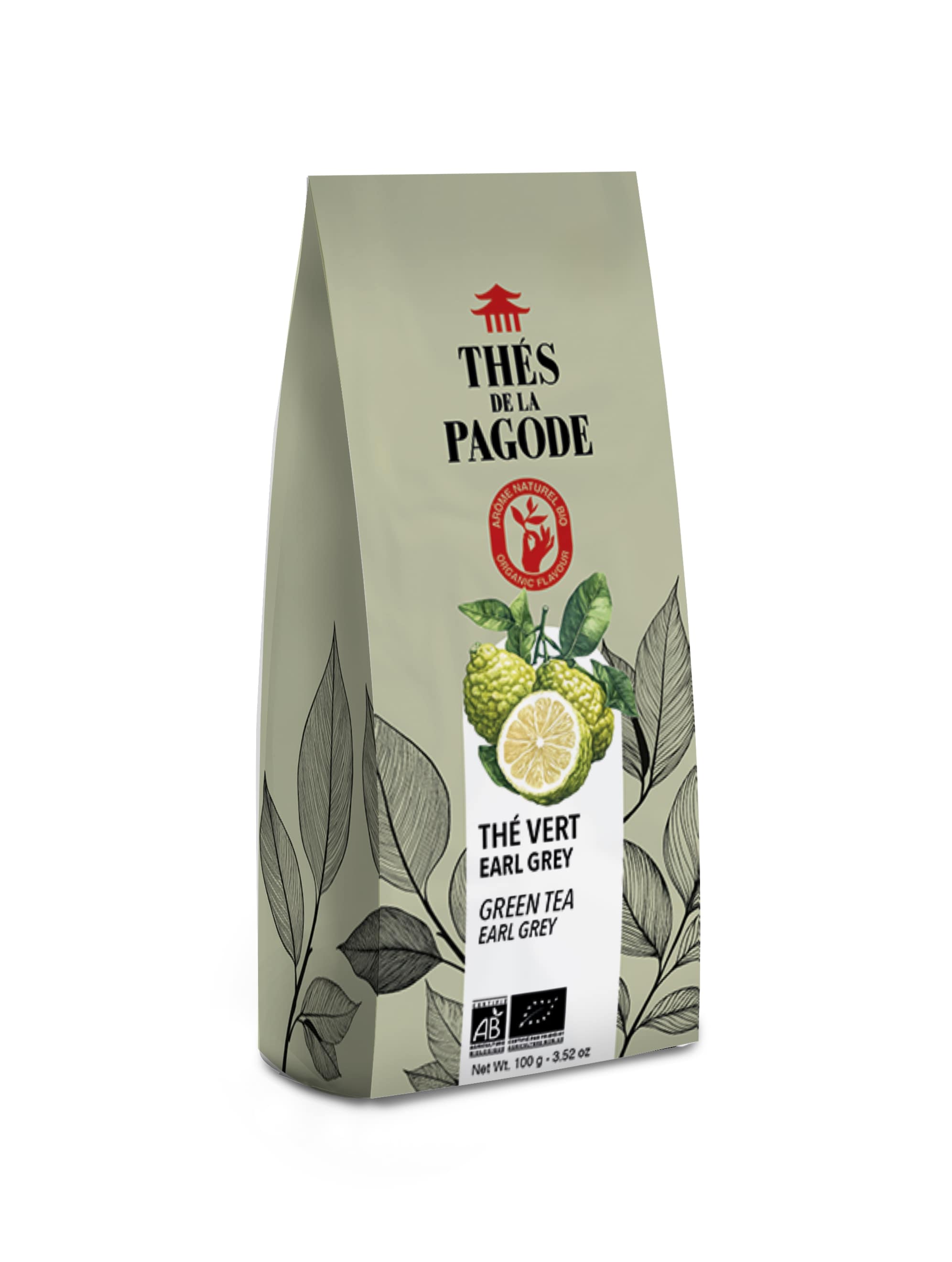 Thés De La Pagode Groene Thee Earl Grey 100g - Thés de la Pagode