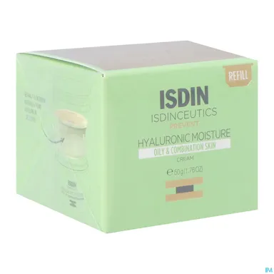 Isdin Isdinceutics Hyaluronic Moisture Gemengde tot Vette Huid Navulling 50 g